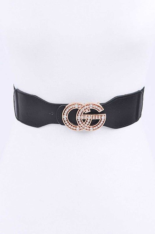 CG Logo Plus Size Elastic Belt