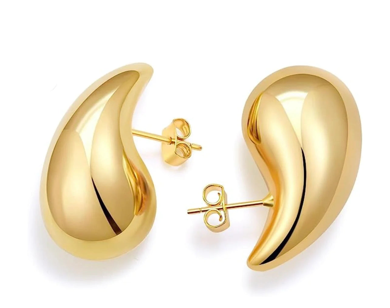 Gia drop earrings 18k Gold Plated Ear Studs