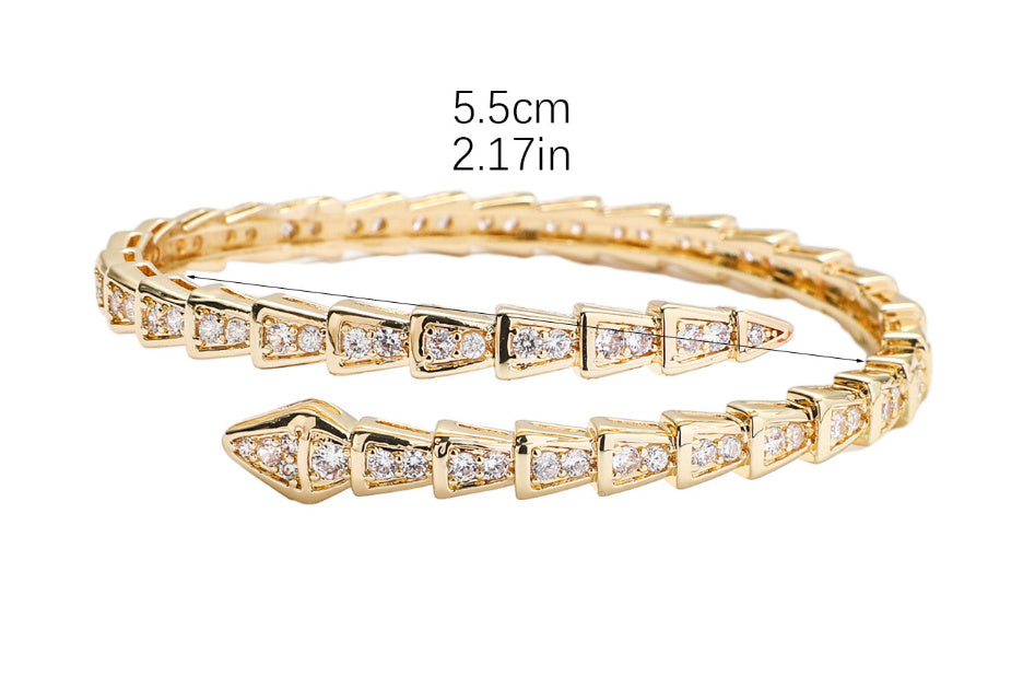 Bracelet Zircon Micro-inlaid Bracelet High-grade Couple Nail Simple Hand